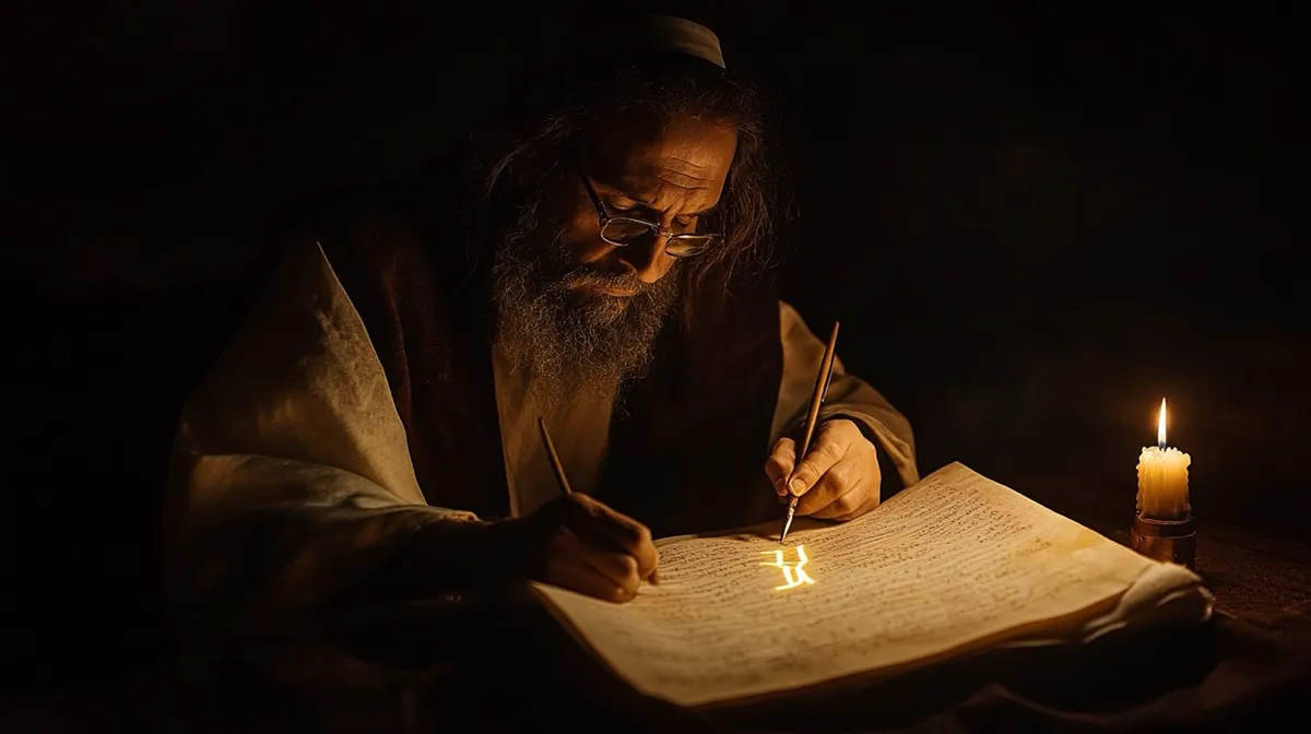 A small Hebrew letter — a meditation on the yod